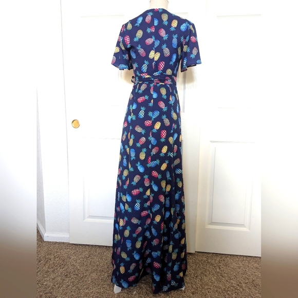 Hutch for Modcloth Floral Blue Maxi Dress from Anthropologie - Picture 6 of 8